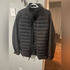 Storm Men's Black and Gray Puffer Jacket